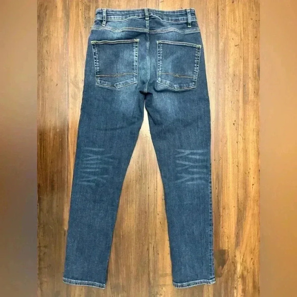 ASOS Jeans Skinny Straight Size 28 X 30 cropped denim blue fall preppy hipster - Picture 8 of 9